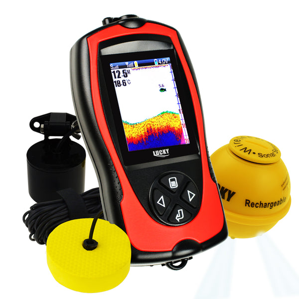 FF-1108-1CLA Lucky Wireless / Wired Fish Finder Colored Fishfinder Det –  Tekcoplus Ltd.