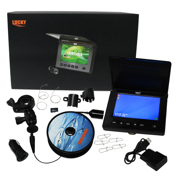FF-180PR LUCKY HD Display Underwater Camera Rechargeable Fishing &  Inspection Tool Video Photo Capture 20M Cable