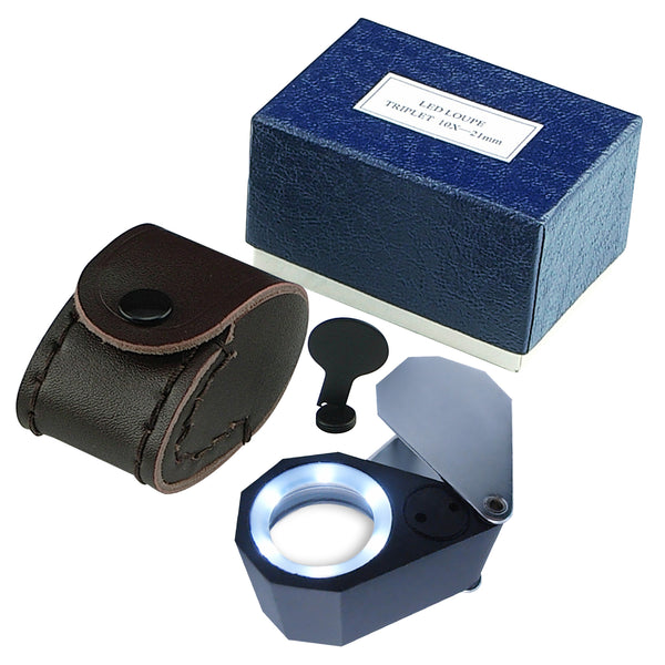 GSTK-785 30X Magnification Jeweler Loupe Magnifier w/ 6 LED light 21mm Lens  Gem Gemstone Tool Tester - Tekcoplus Ltd.