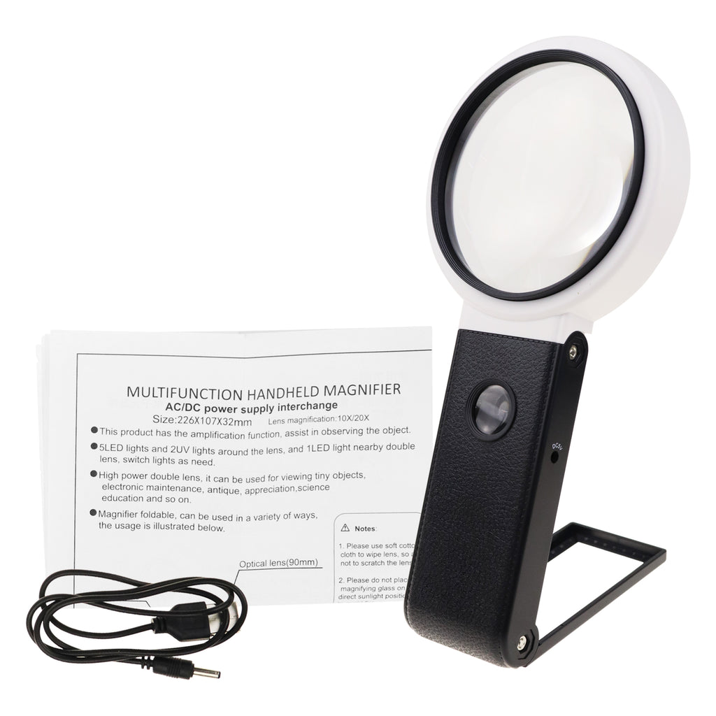 Lenses Magnifying Glass Professional Portable Lenses Non Slip for