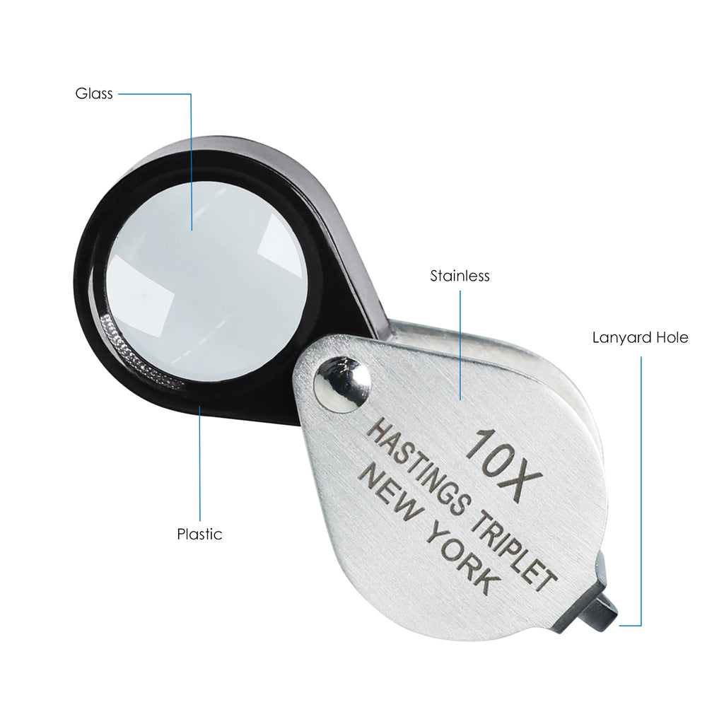 Coin Magnifier Hastings Triplet 10X