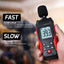 TK417PLUS Handheld Sound Level Noise Meter Decibel Tester Fast/Slow Time Weighting High Accuracy Measurement with Sensitive Condenser Microphone