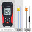 TK418PLUS_1P K-Type Thermocouple Thermometer -200~1372°C (-328~2501°F) Meter Temperature Range with Wired and Stainless Steel Probe, Backlight Function