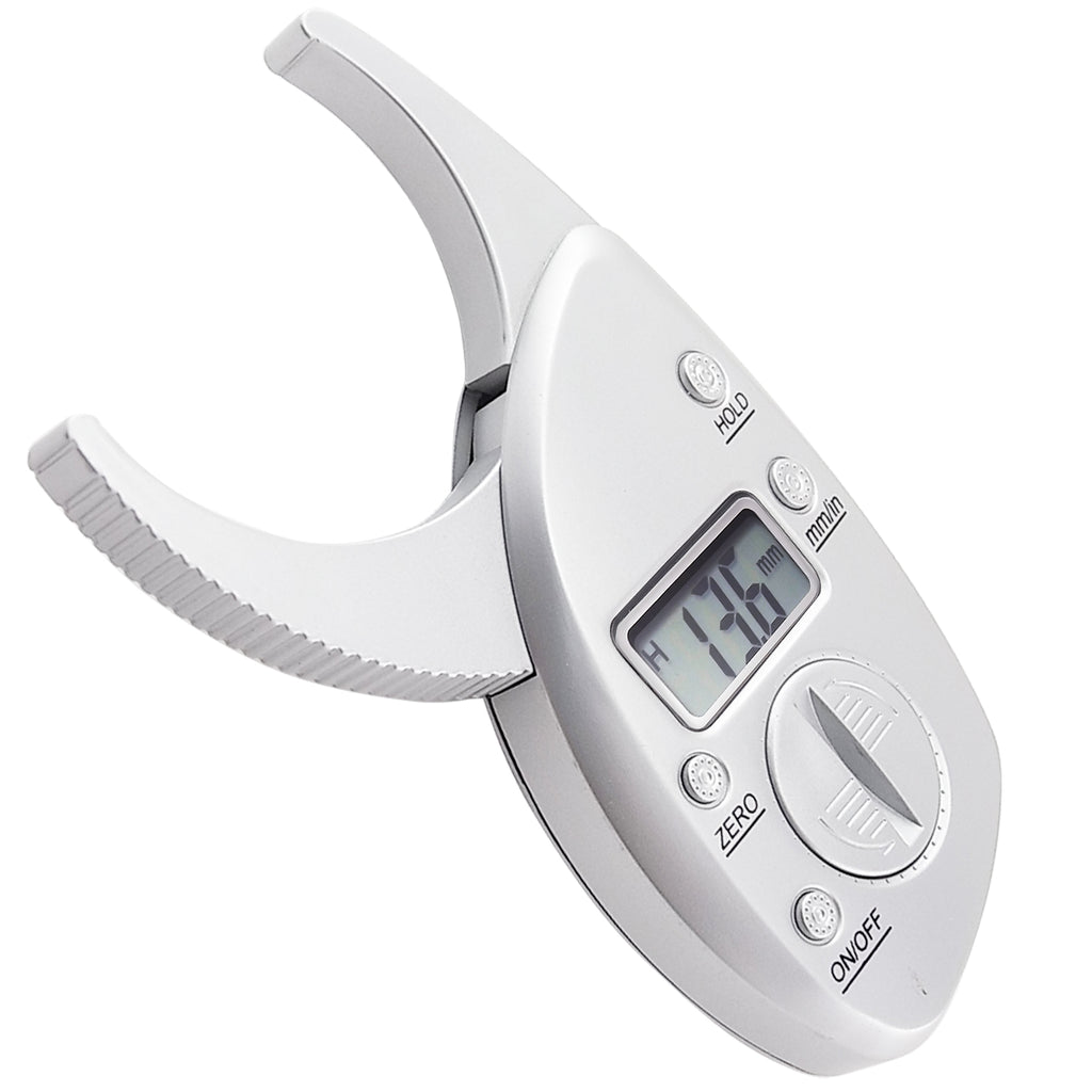 Digital Body Fat Caliper Analyzer Measure mm inch LCD for Men / Women