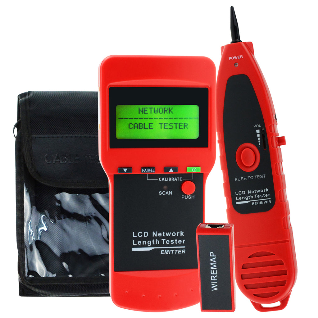 CTTK-708 Network LAN Cable Tester Wire Tracker Tracer Length 5E, 6E,  Coaxial Cable Test STP/UTP - Tekcoplus Ltd.