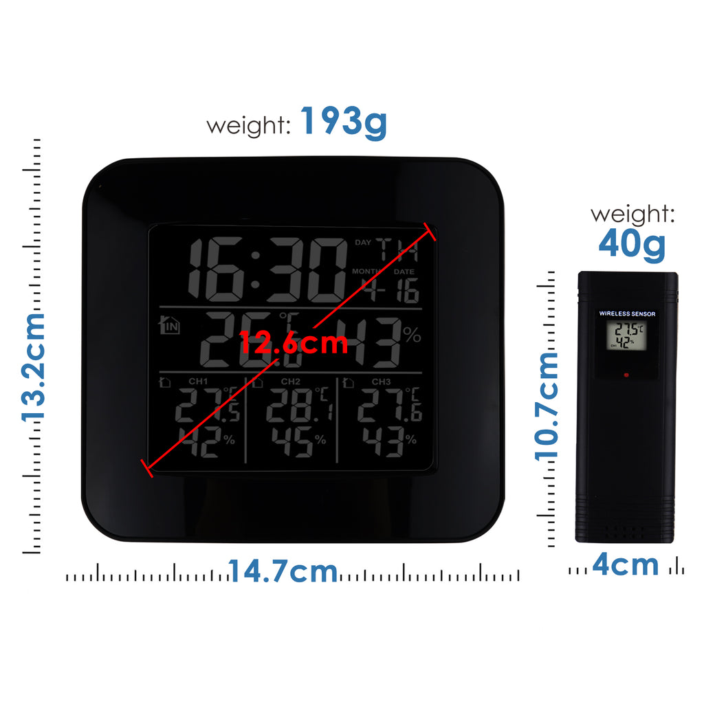 Digital Thermometer / Hygrometer (Indoor - Outdoor)