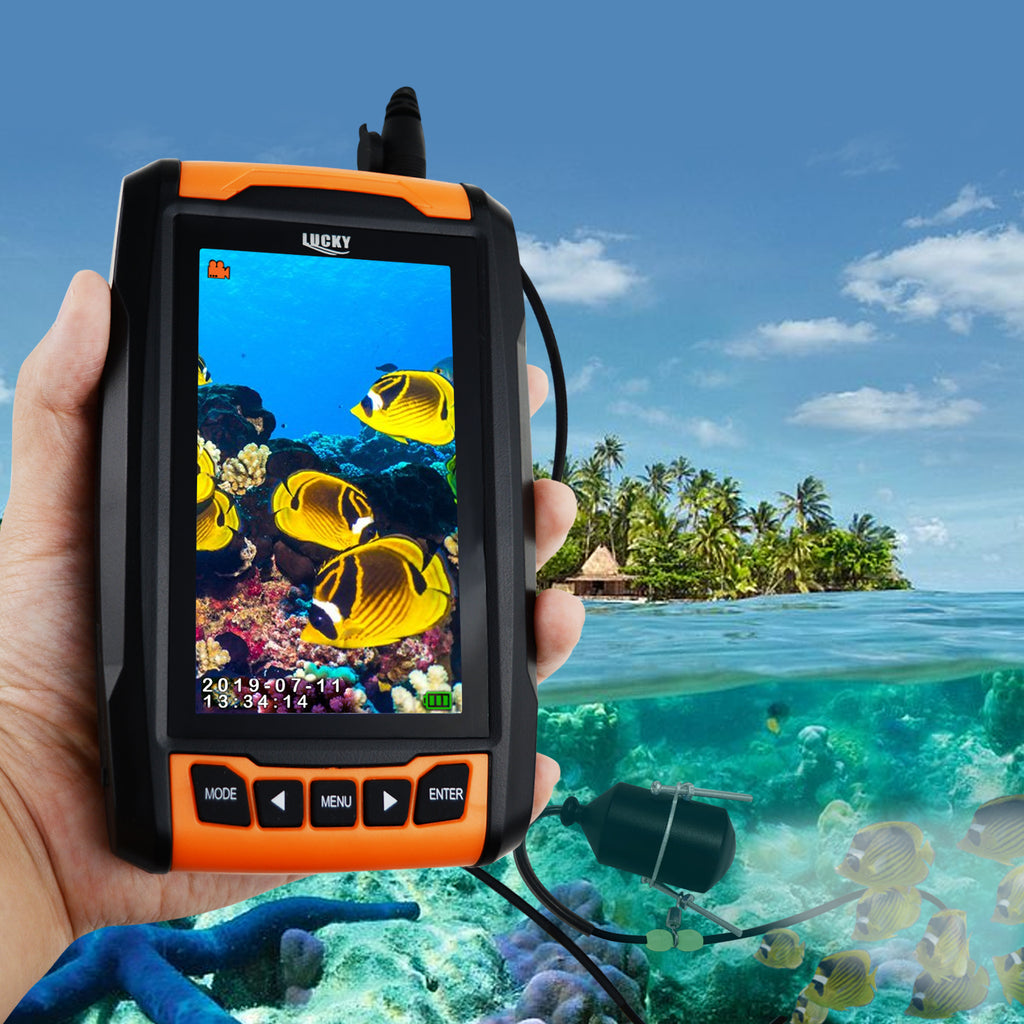 Fish Finder Underwater Fishing Camera DVR 7 LCD Monitor