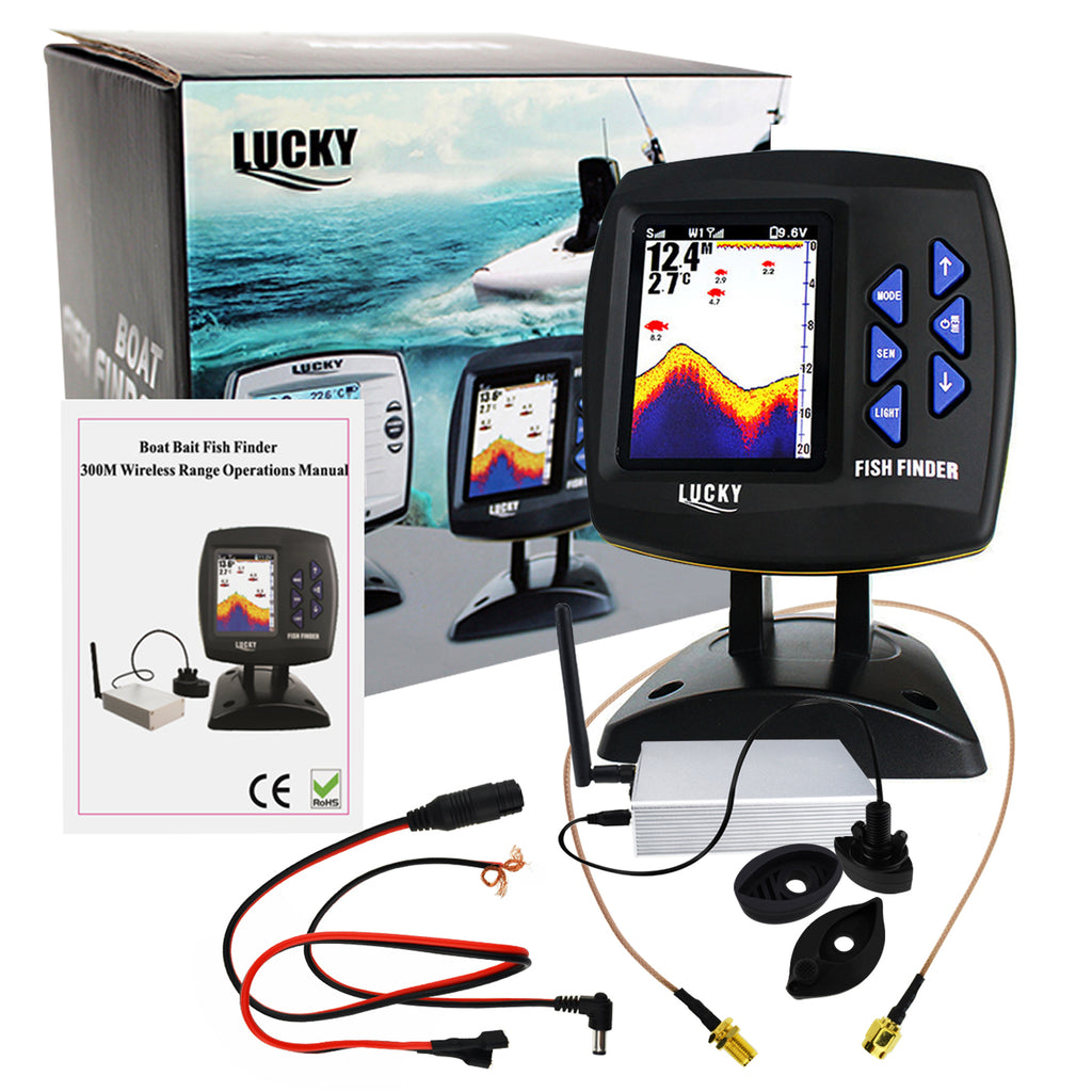 LUCKY FF918-CWLS Boat Fish Finder 300m - Finish-Tackle