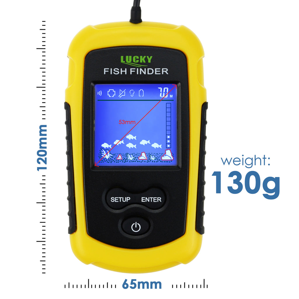 Fisherman's Habit Portable Fish Finder 94511 Depth Finder +