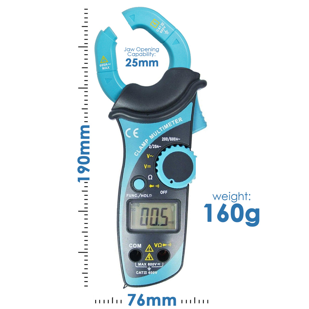 Ac Dc Clamp Multimeter, Measuring Instrument