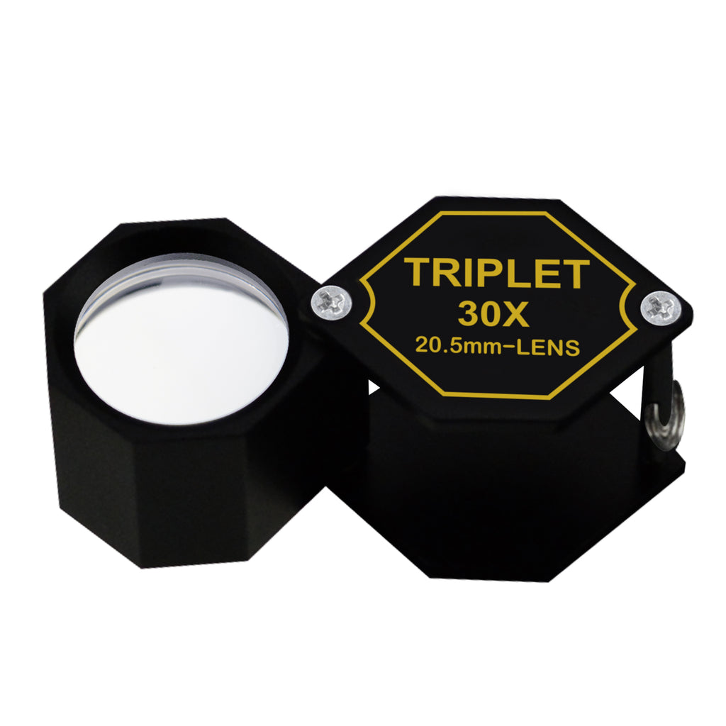 GSTK-785 30X Magnification Jeweler Loupe Magnifier w/ 6 LED light 21mm Lens  Gem Gemstone Tool Tester - Tekcoplus Ltd.