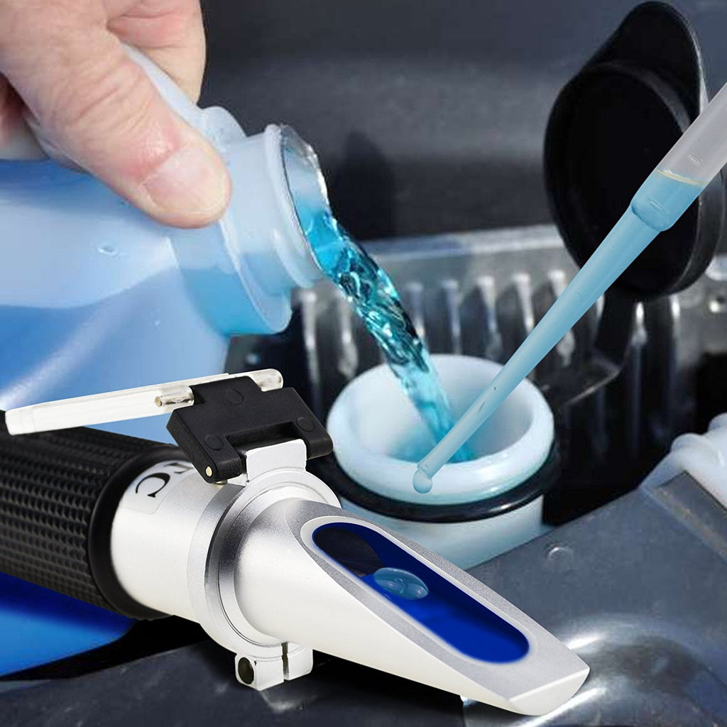 Car Coolants AdBlue Antifreeze System Glycol Propylene Ethylene Battery Acid 1.10 to 1.40 kg/L Cleaning -40~0°C Coolant Windshield Fluid Refractometer