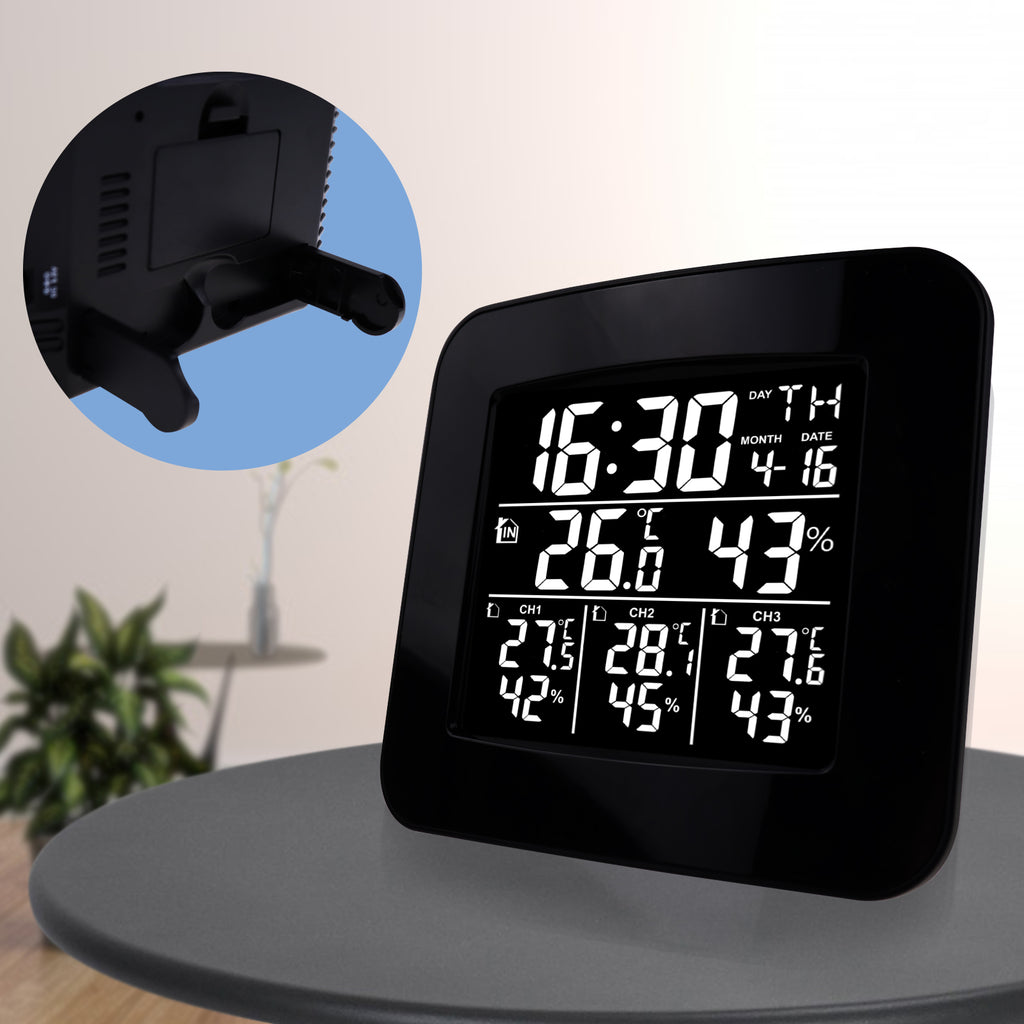 Digital Wireless Weather Station In/Outdoor Home Thermometer Hygrometer S3D8