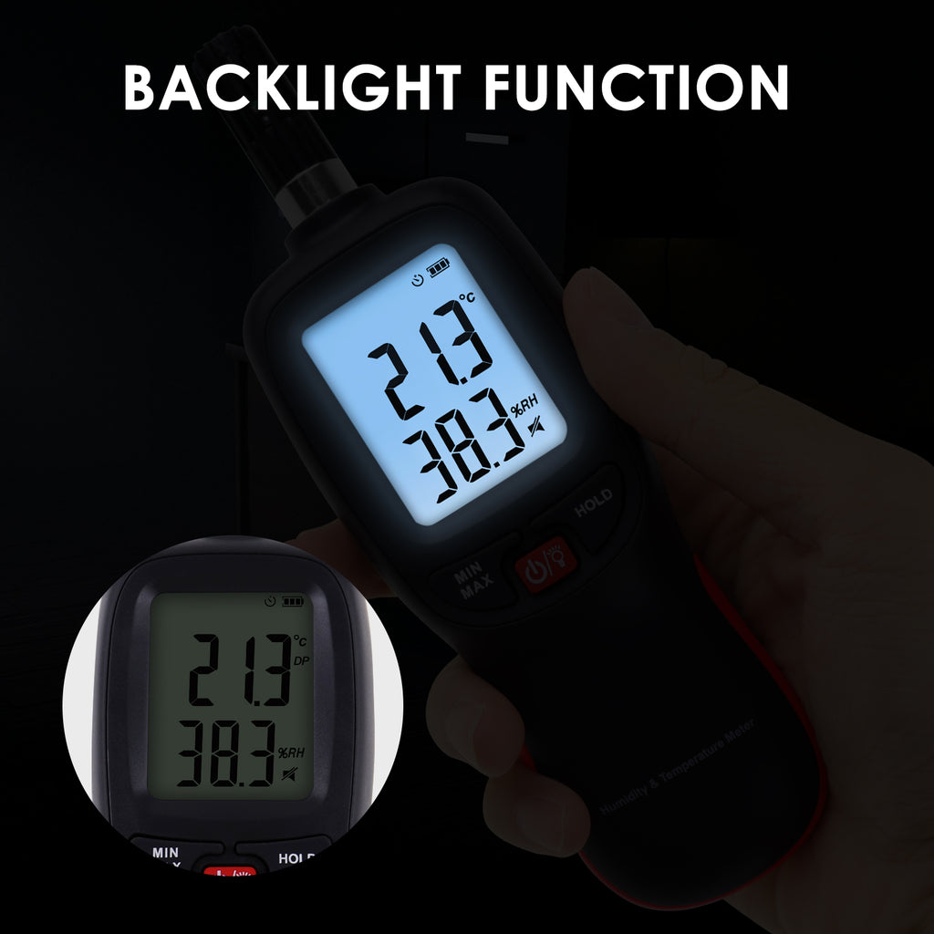 Digital Indoor Thermometer Hygrometer Back light Home Temperature