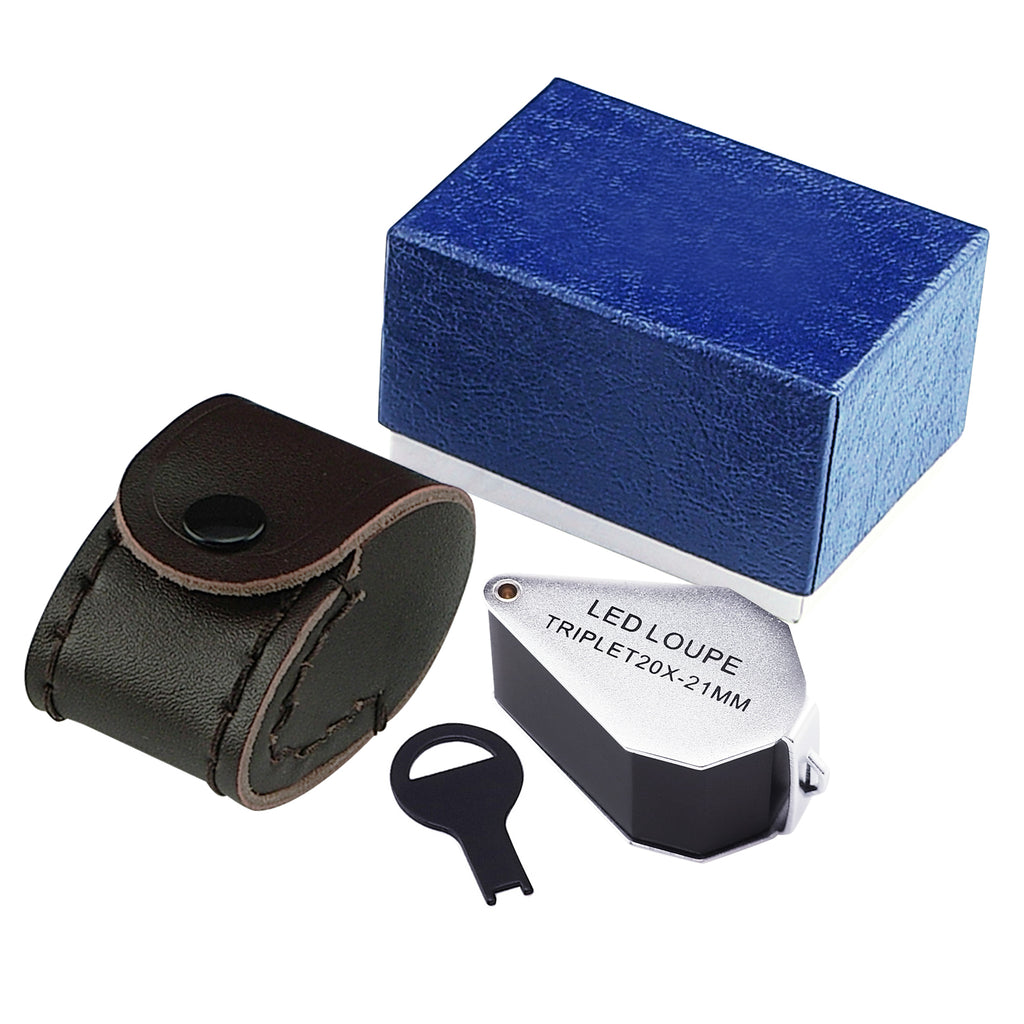 TEK-252 Jeweler Gem Loupe 20x Magnification Triplet Lens Magnifier Stamp &  Coin Hobbyist Mechanics - Tekcoplus Ltd.